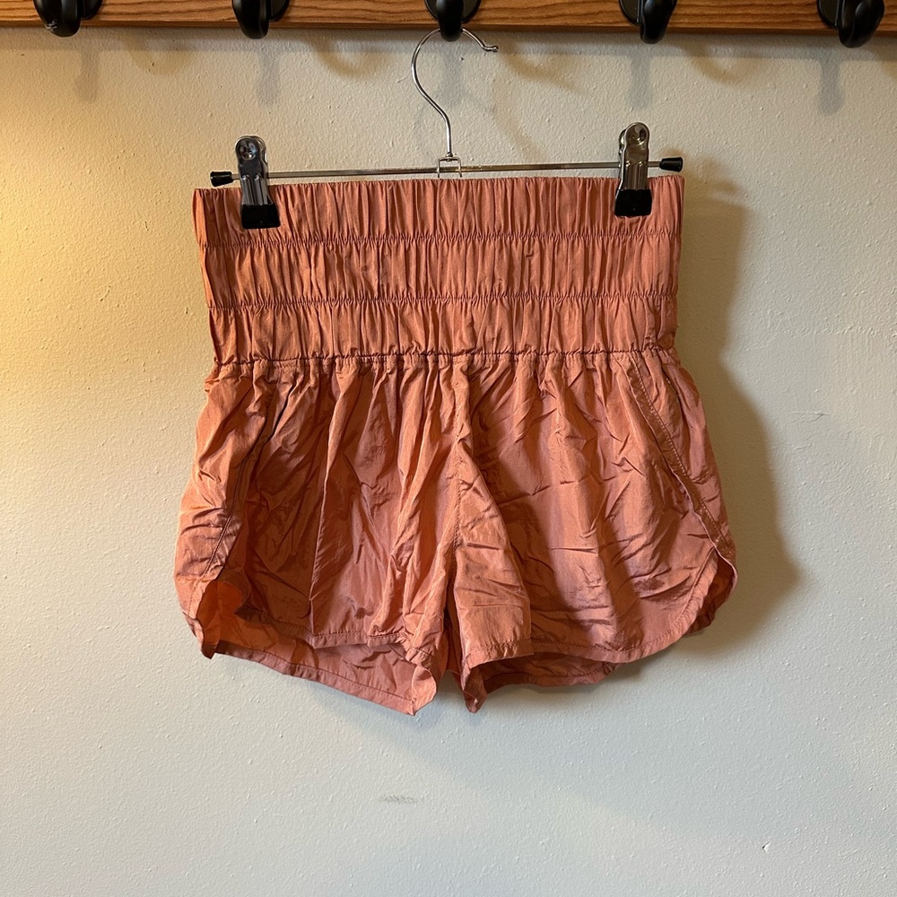 FP Movement by Free People High Waist Coral Shorts